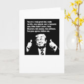 Carte Fête des pères Trump Card (Fleur jaune)