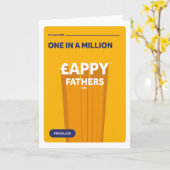 Carte Fête des pères Un sur un million (Fleur jaune)