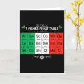 Carte Fête des sept poissons (Fleur jaune)