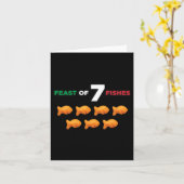 Carte Fête des sept poissons (Fleur jaune)