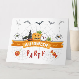 Carte Fête d'Halloween