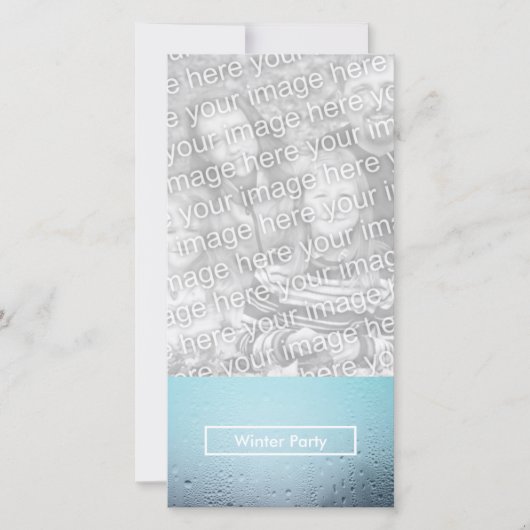 Carte fête d'hiver (Devant)