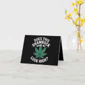 Carte Fête drôle de la Saint-Patrick pour gars Superbe d (Fleur jaune)