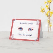 Carte Fête du 14 juillet ! (Fleur jaune)