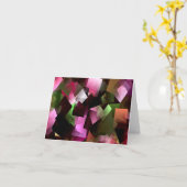 Carte Fête du bois d'oeuvre....... (Fleur jaune)