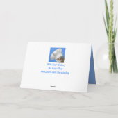 Carte Fête du Chef Cat Anniversaire (Dos)