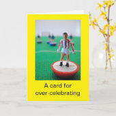 Carte Fête du football (Fleur jaune)