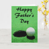 Carte Fête du Golf du Père (Fleur jaune)