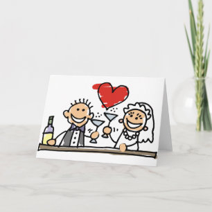 Carte Fête du mariage