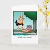 Carte Fête du Père (Fleur jaune)