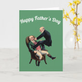 Carte Fête du Père Dentiste (Fleur jaune)