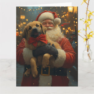 Carte Fête du Père Noël du Pasteur Anatolien