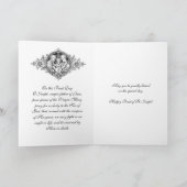 Carte Fête du prêtre catholique de Saint-Joseph (Intérieur)