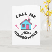 Carte Fête du réchauffement climatique Appelez-moi Miss  (Fleur jaune)