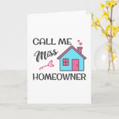 Carte Fête du réchauffement climatique Appelez-moi Miss  (Fleur jaune)