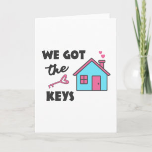 Carte Fête du réchauffement de la maison Nous avons les 