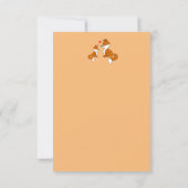 Carte Fête du renard mignon (Dos)