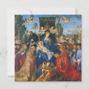 Carte Fête du Rosaire - Albrecht Dürer, 1506