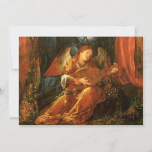 Carte Fête du Rose Garlands Angel par Albrecht Durer