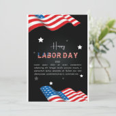 Carte Fête du Travail (Debout devant)