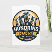 Carte Fête du Travail  (Devant)