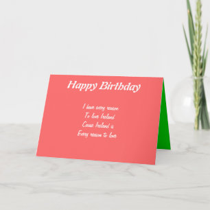 Carte fête en irlande