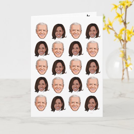 Carte Fête Joe & Kamala (Fleur jaune)