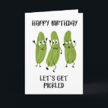 Carte fête joyeuse soyons cueillis cornue<br><div class="desc">Conçu par The Arty Apples Limited</div>