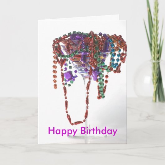 Carte Fête, Joyeux anniversaire (Devant)