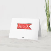 Carte Fête Joyeux Noël Rouge Parties scintillant argent (Dos)