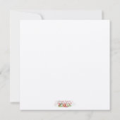 Carte Fête juive de Sukkot - Hébreu Joyeux Sukkot (Dos)