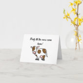 Carte Fête jusqu'à ce que le moi vienne à la maison - Dr (Fleur jaune)