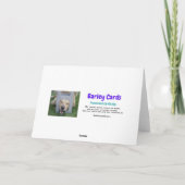 Carte Fête Jusqu'À Ce Que Les Vaches Reviennent À La Mai (Dos)