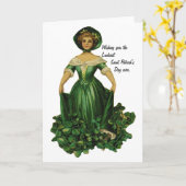 Carte Fête Lucky Saint Patricks (Fleur jaune)
