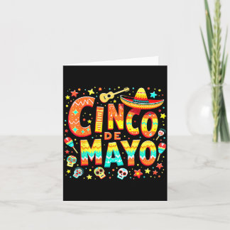 Carte Fête mexicaine Cinco De Mayo