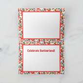 Carte Fête nationale suisse (Intérieur)