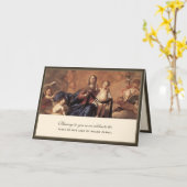 Carte Fête Notre-Dame du Mont Carmel Religieux (Fleur jaune)