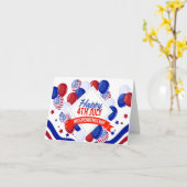 Carte Fête patriotique (Fleur jaune)