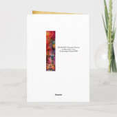 Carte Fête Saint-Patrick du Parchemin Monogramme EXCALIB (Dos)