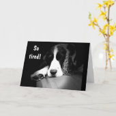 CARTE FÊTE TOUTE LA NUIT POUR "VOUS" (Fleur jaune)