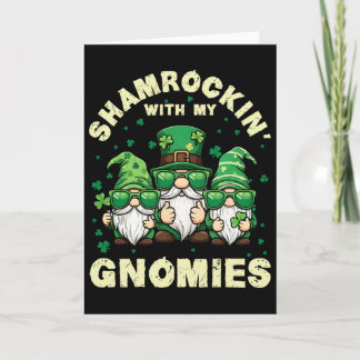 Carte Fêter la Saint-Patrick avec mes gnomes à moi