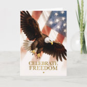 Carte Fêter l'aigle de la liberté (Devant)