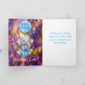Carte Fêter le 1er anniversaire de Notre petit éléphant (Intérieur)