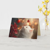 Carte Fêtes de Noël (Fleur jaune)