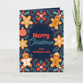 Carte Fêtes de Noël de Fête de Noël de l'Art populaire G (Devant)