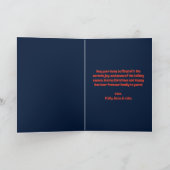 Carte Fêtes de Noël de Fête de Noël de l'Art populaire G (Intérieur)