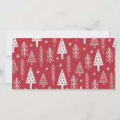 Carte Fêtes de Noël Joyeuses Fêtes coupées Photo (Dos)