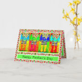 Carte Fêtes des mères et des pousses joyeux Salutation p (Fleur jaune)