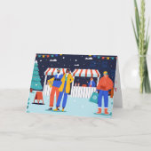 Carte "Fêtes du marché d'hiver" (Devant)