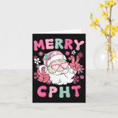 Carte Fêtes Joyeuses Cpht Noël Certifié Pharmacy Tec (Fleur jaune)